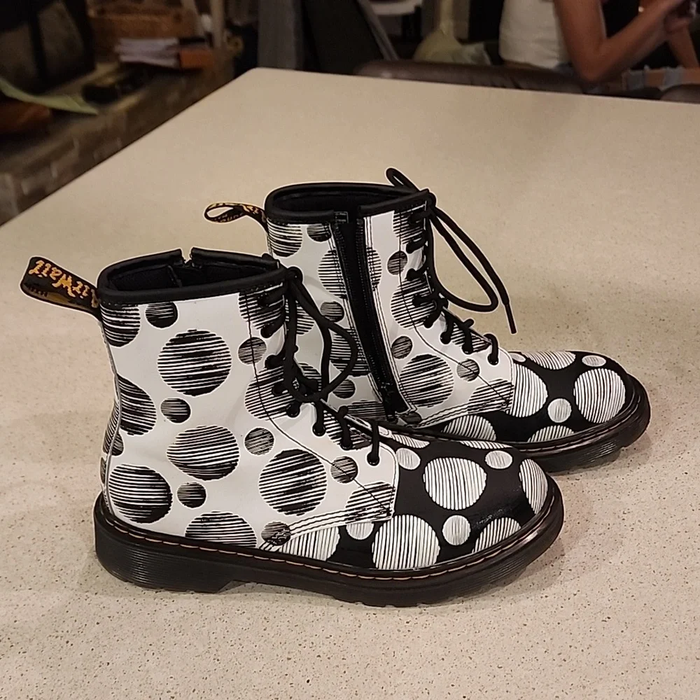 Polka Dot Doc Martens - Picture 2 of 4